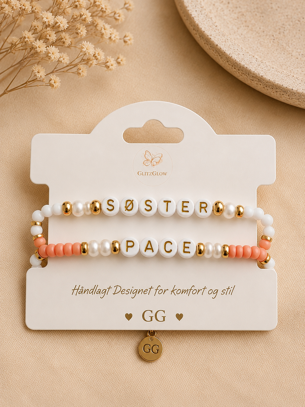 SØSTER & PACE – Håndlaget Armbåndssett