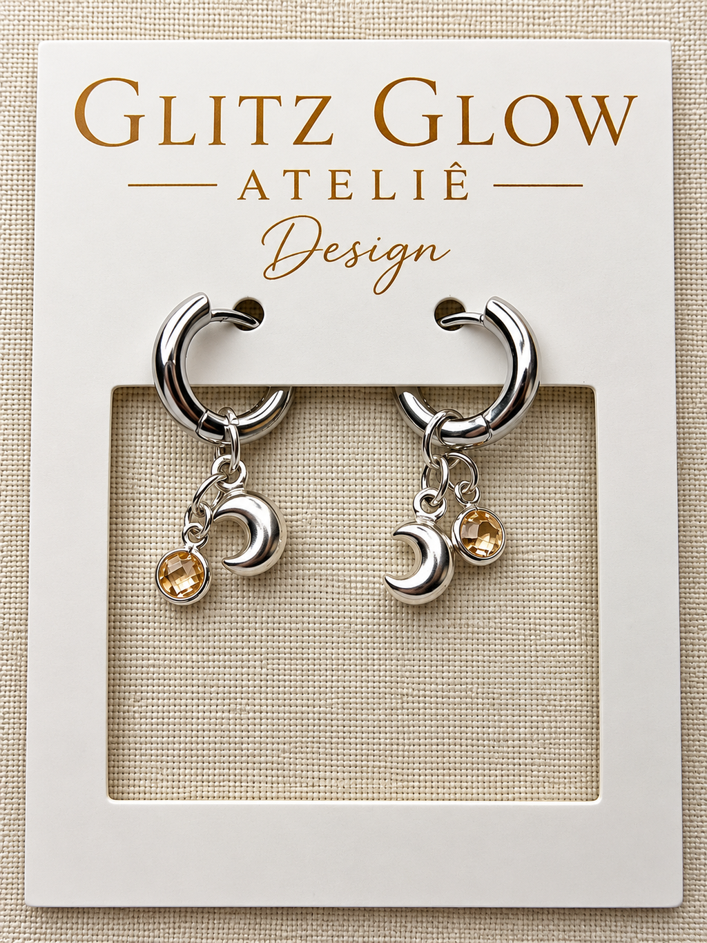 Moon Hoops – 925 Sterling Sølv