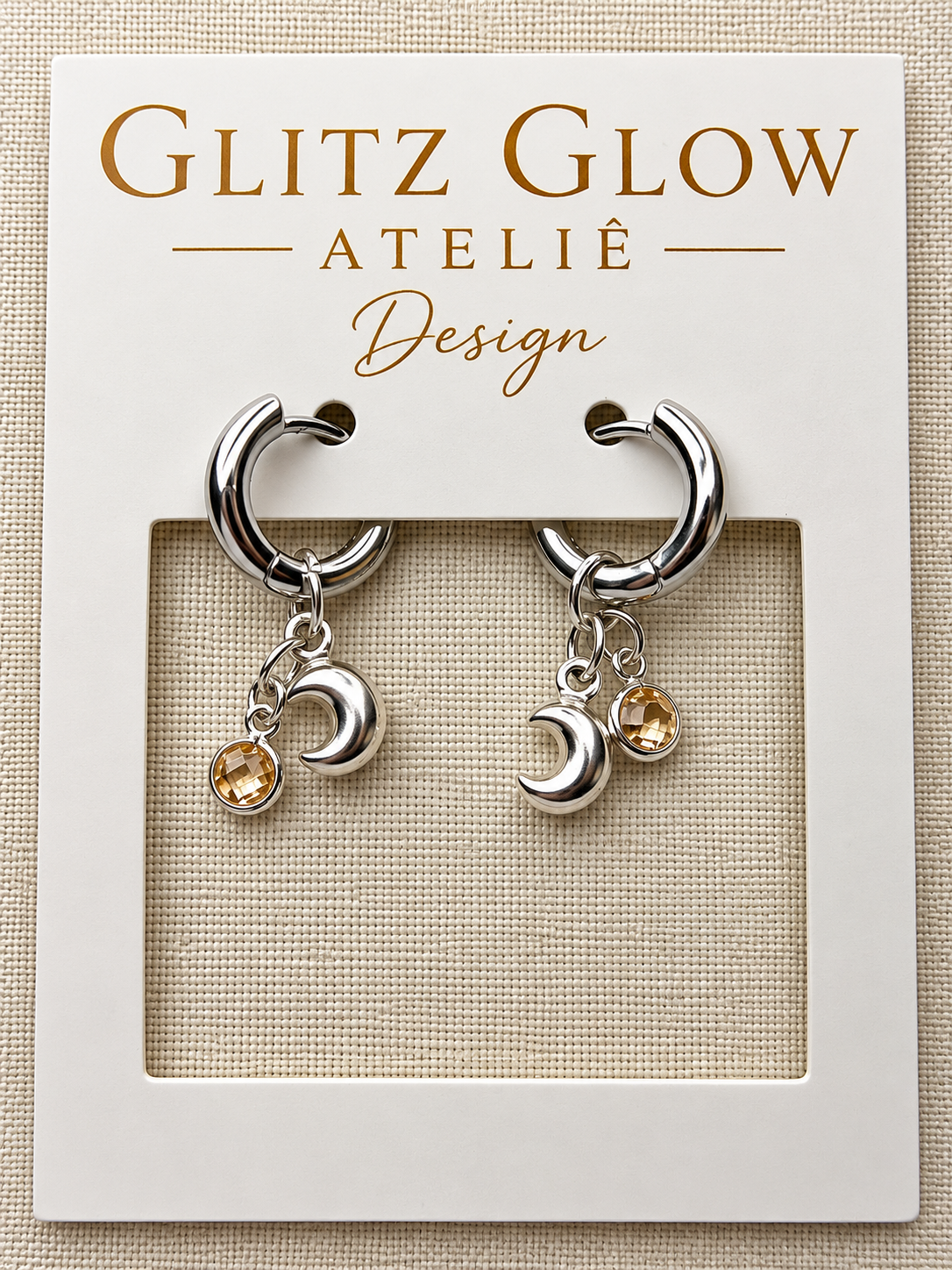 Moon Hoops – 925 Sterling Sølv