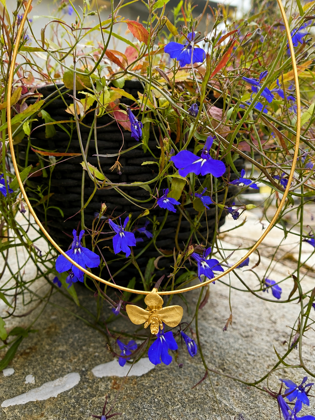 ORKIDÉ Choker – Sølv 925 | 18K gullbelagt