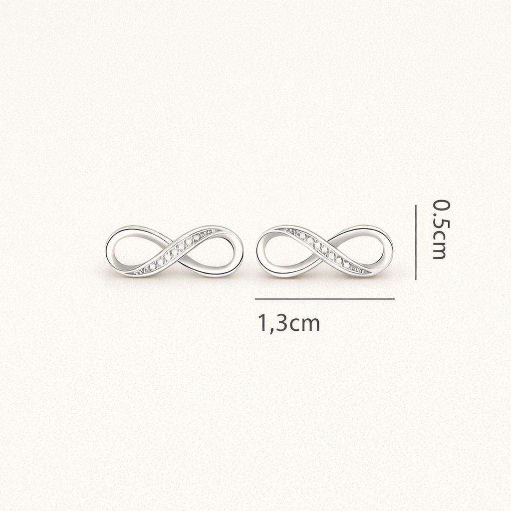 Infinity Øredobber – 925 Sølv