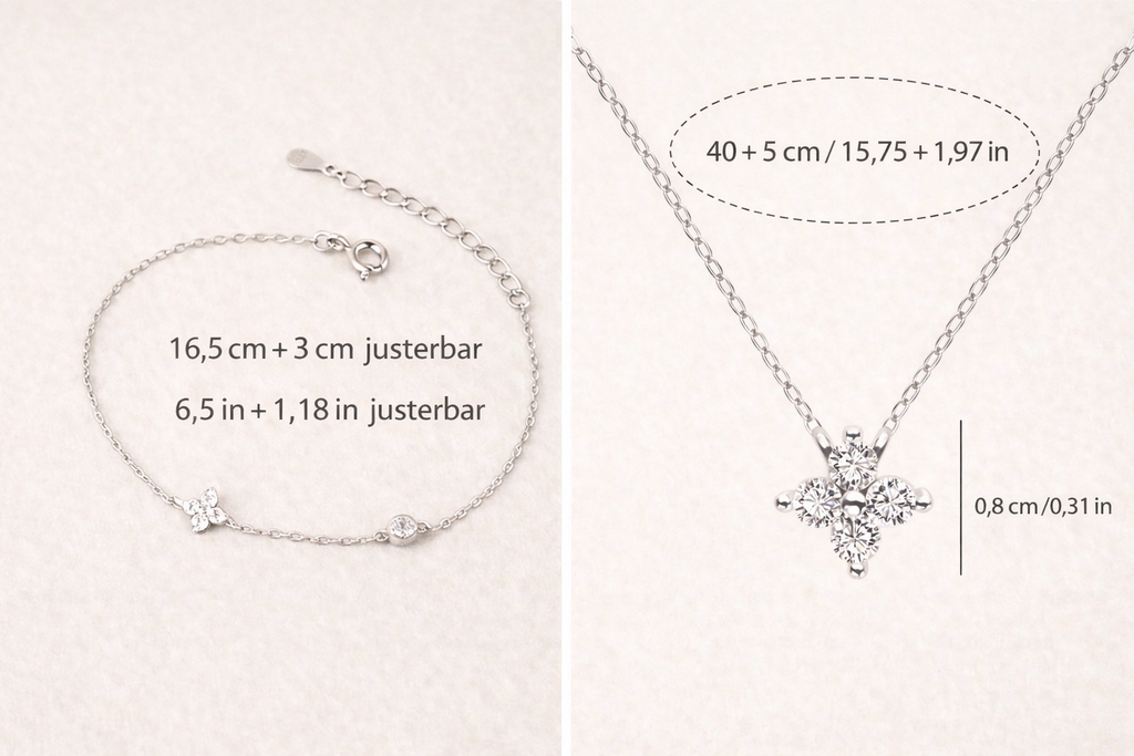 Blomststjerne Smykkesett