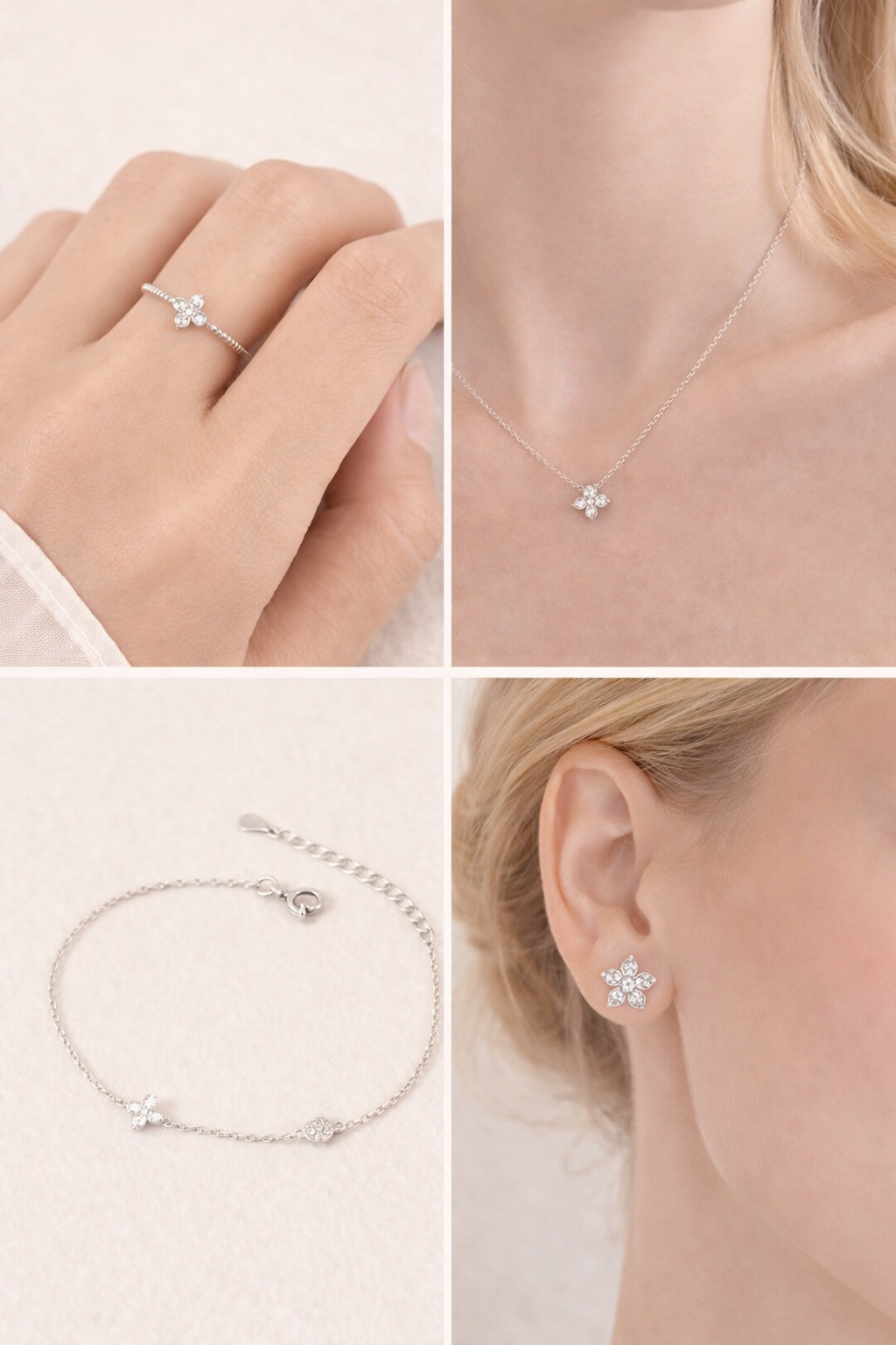 Blomststjerne Smykkesett