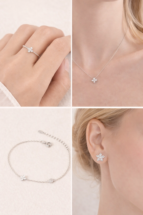 Blomststjerne Smykkesett