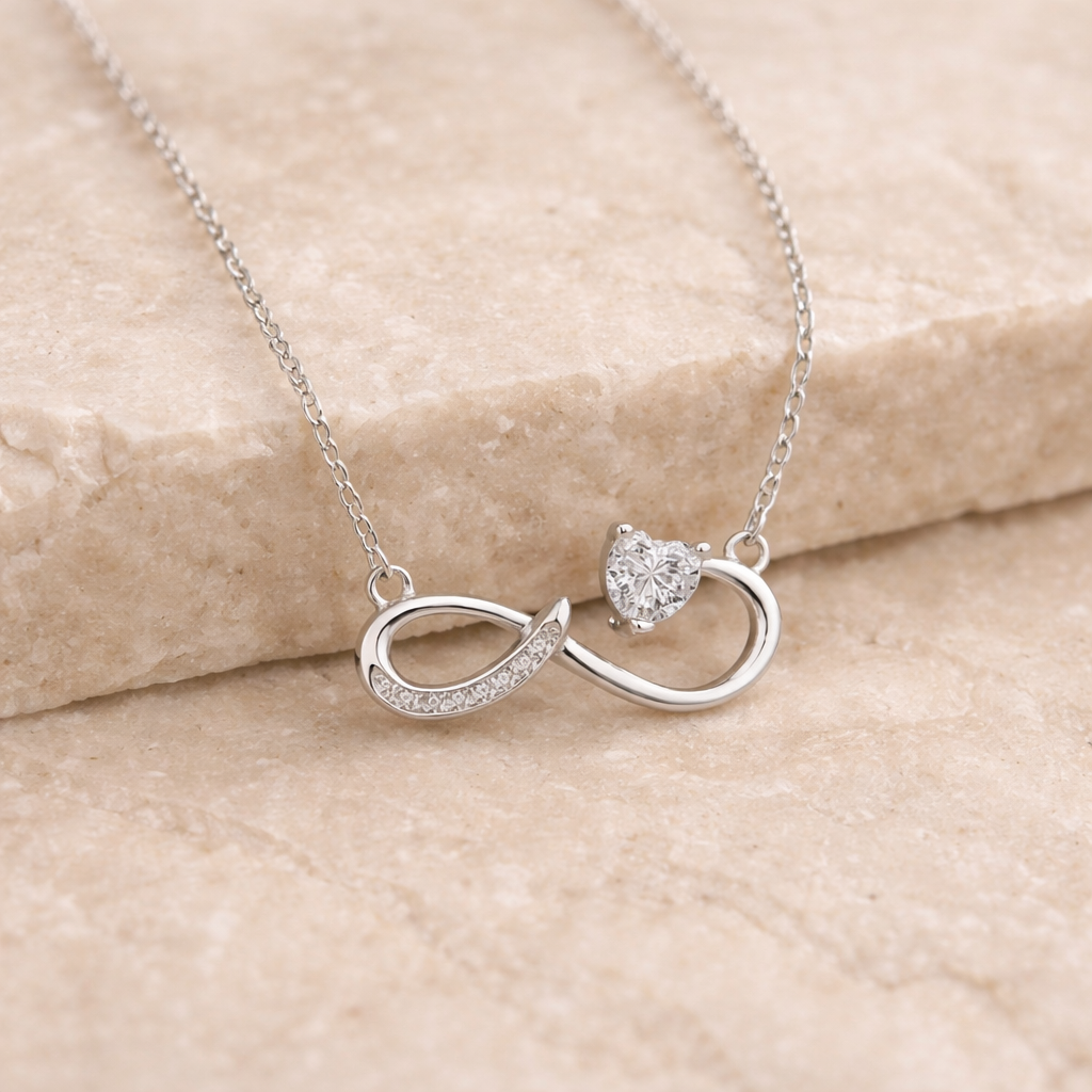 Infinity Halskjede – 925 Sølv