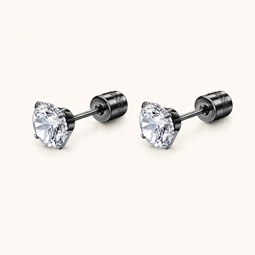 Stud Øredobber Med Klar Zirkonia