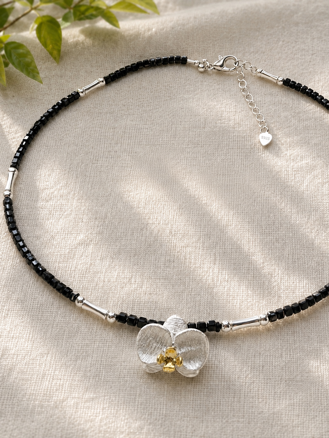 ORKIDÉ Choker – Sølv 925
