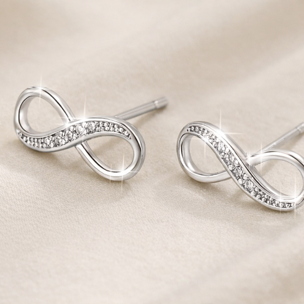 Infinity Øredobber – 925 Sølv