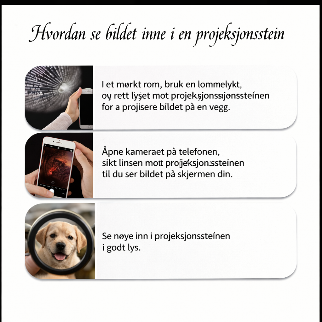 Personlig Halskjede med Bokstav og Fotoprojeksjon