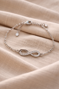 Armbånd i ekte 925 sterling sølv – Uendelig symbol