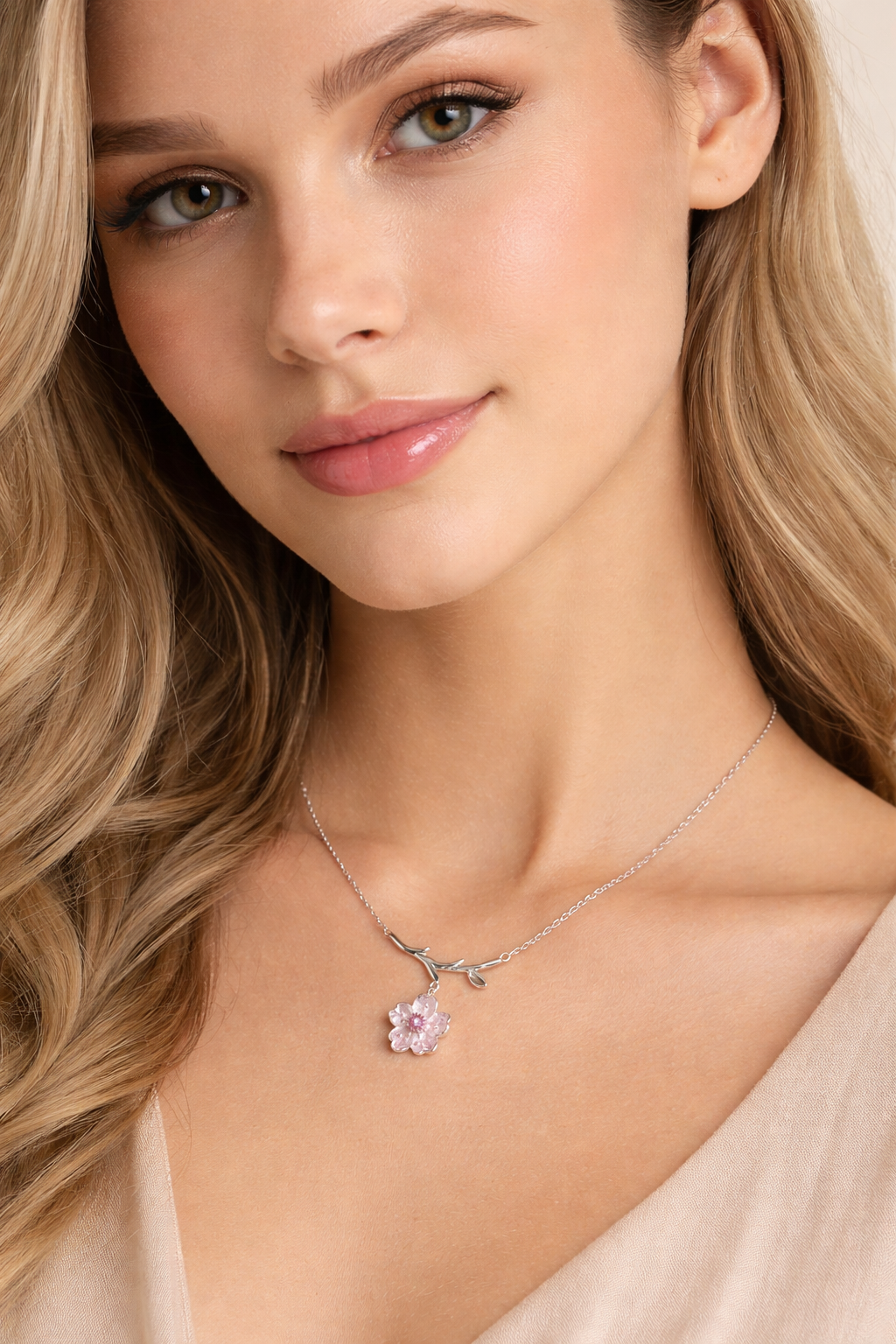 🌸 Lys & Blomst – Ekte Sølv 925