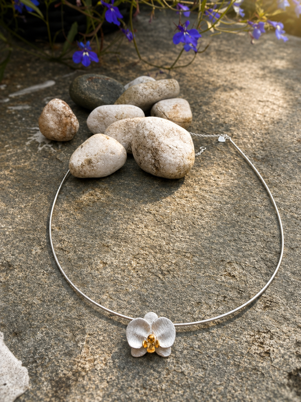 ORKIDÉ Choker – Sølv 925 | 18K gullbelagt