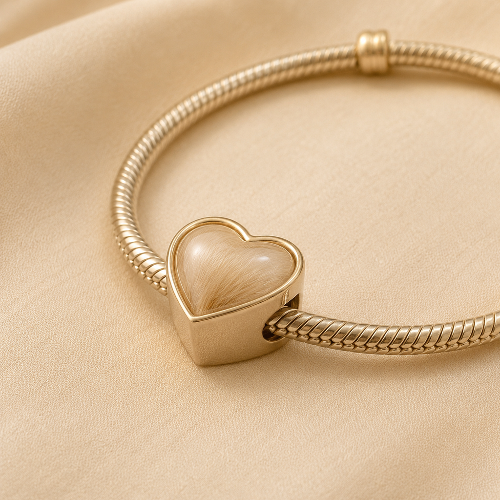Himmelhjerte – Memory Charm til Pandora-armbånd