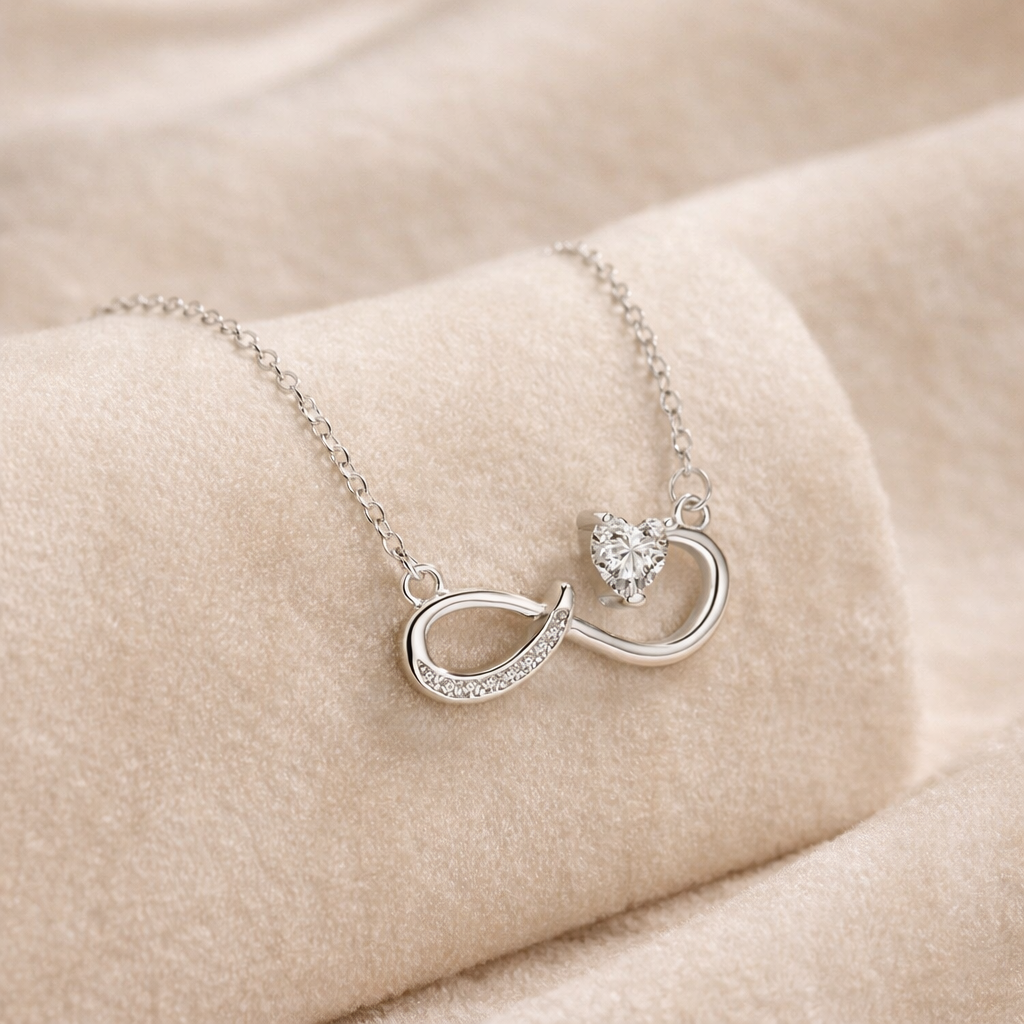 Infinity Halskjede – 925 Sølv