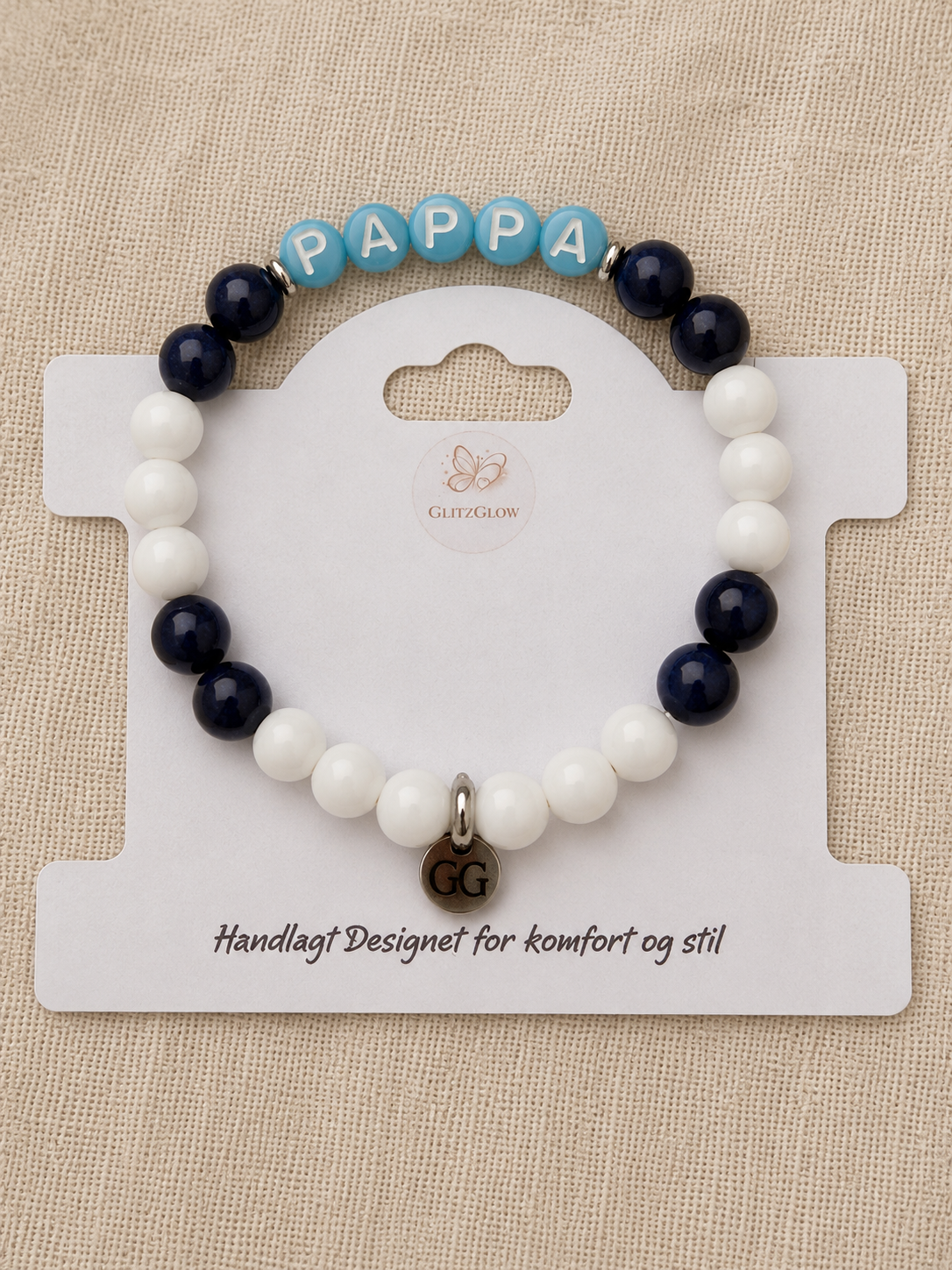 PAPPA – Håndlaget armbånd til mann