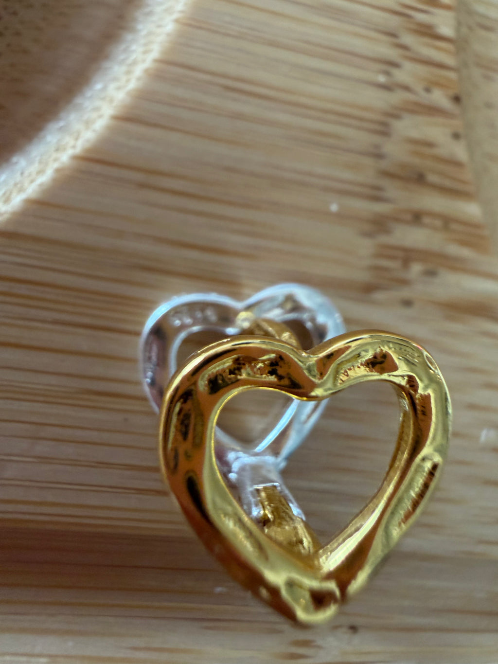 Glow – Hjerteøredobber i 925 Sterling Silver  | To uttrykk i én