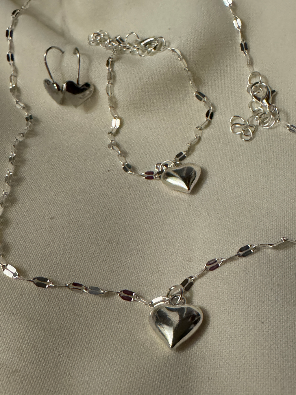 GlitzGlow Hjerte sett-Stålkolleksjon(316L)