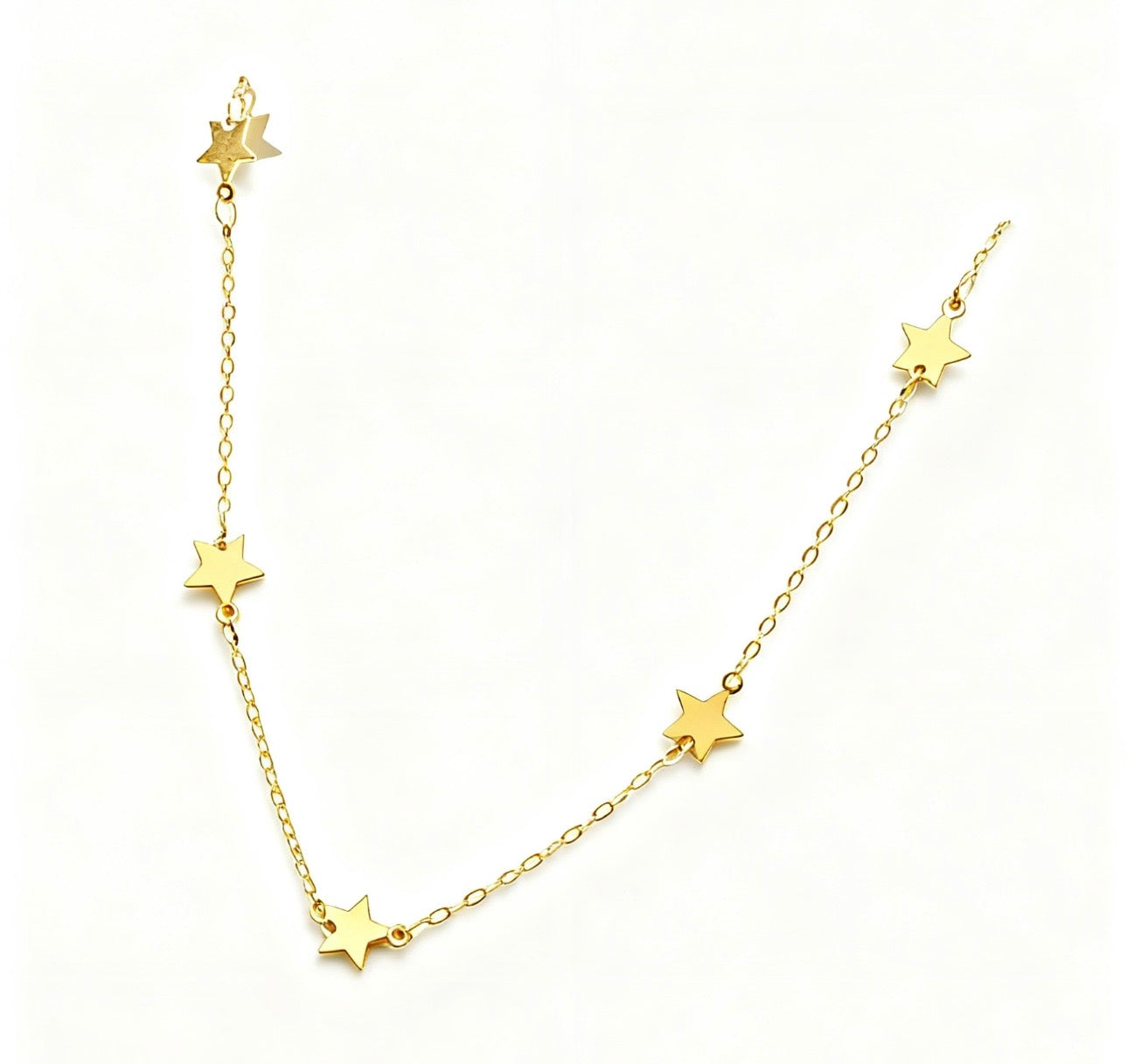 Star Vibes Halskjede – Sølv 925 / 14K Gull