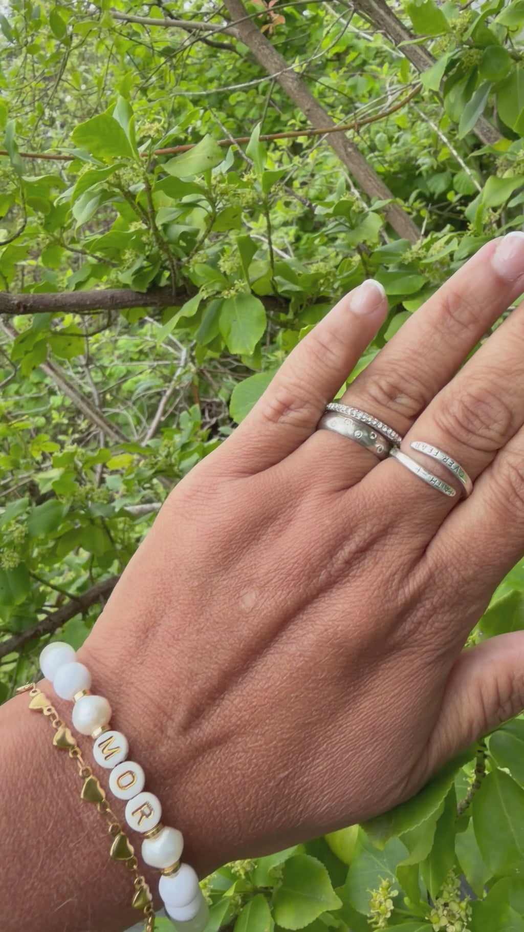 Mor – Armbåndssett med Jade | GlitzGlow Atelier