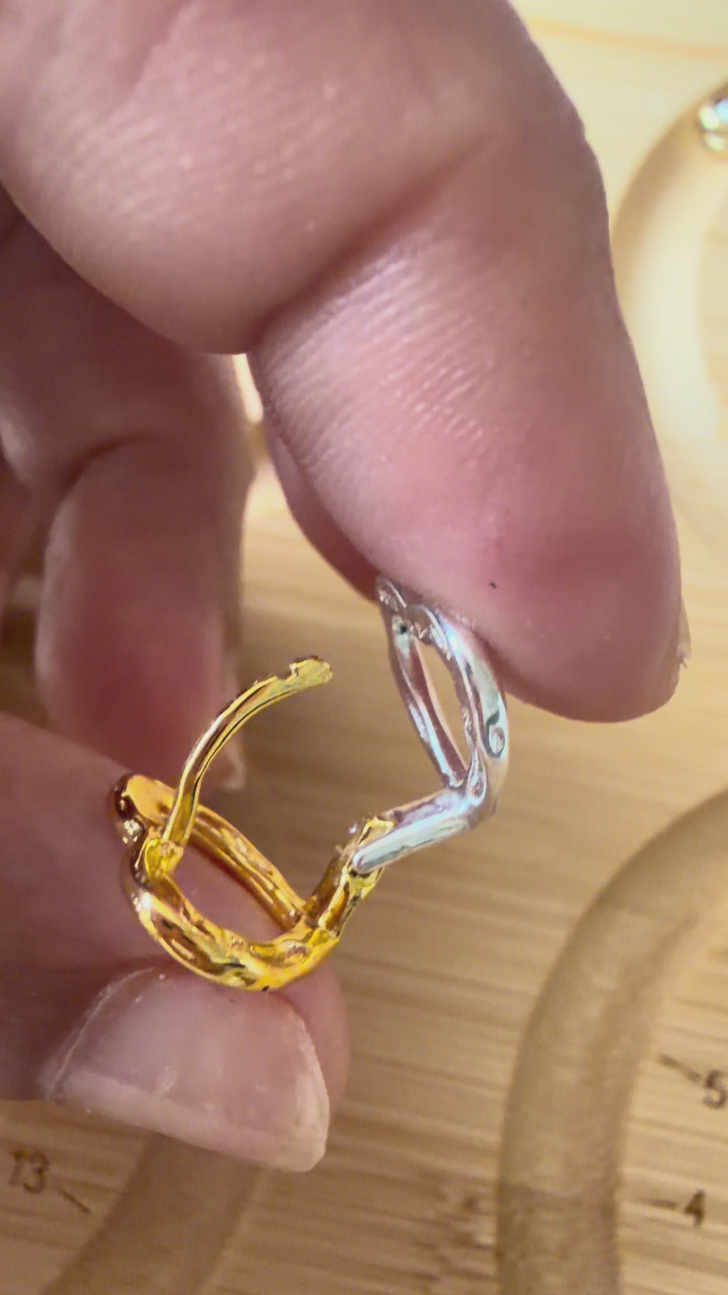 Glow – Hjerteøredobber i 925 Sterling Silver  | To uttrykk i én