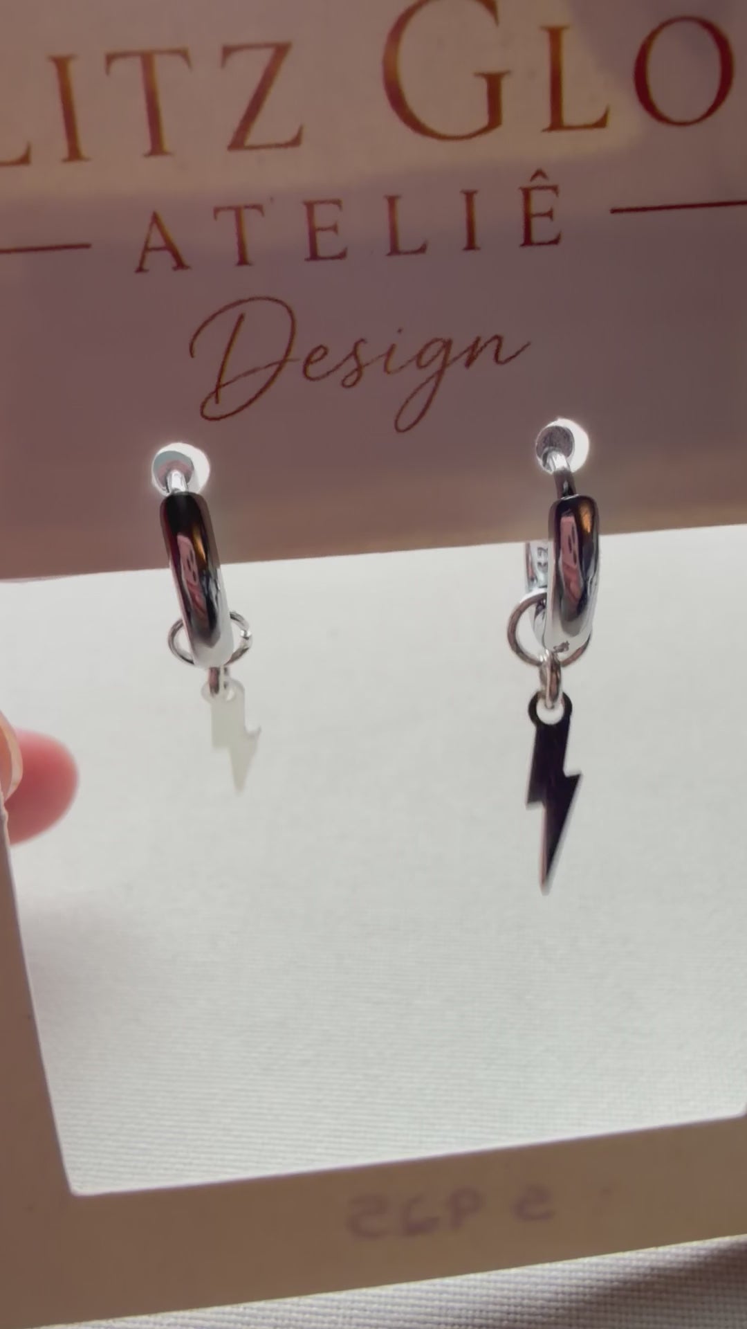 Lightning Hoops – 925 Sterling Sølv