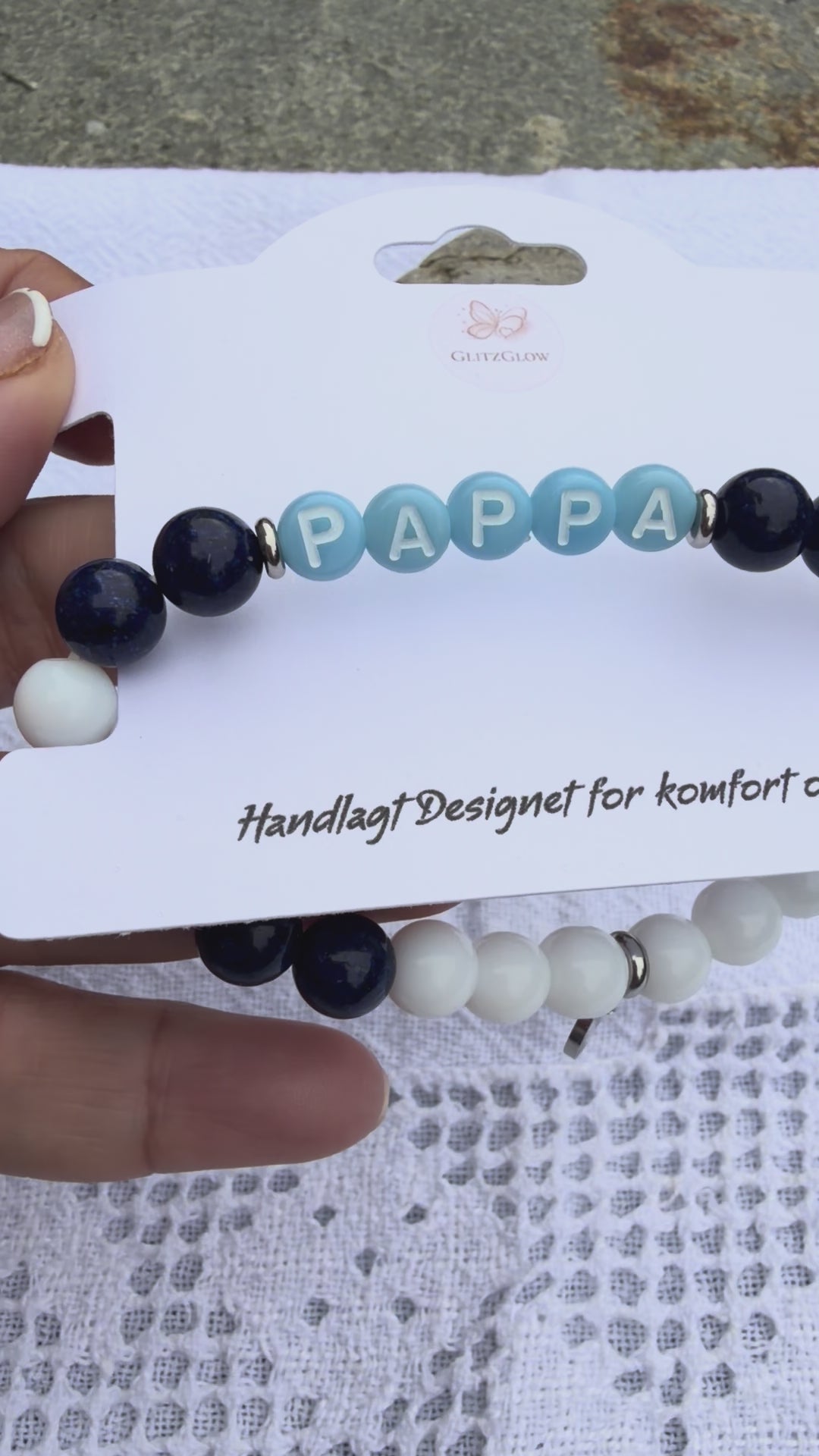PAPPA – Håndlaget armbånd til mann